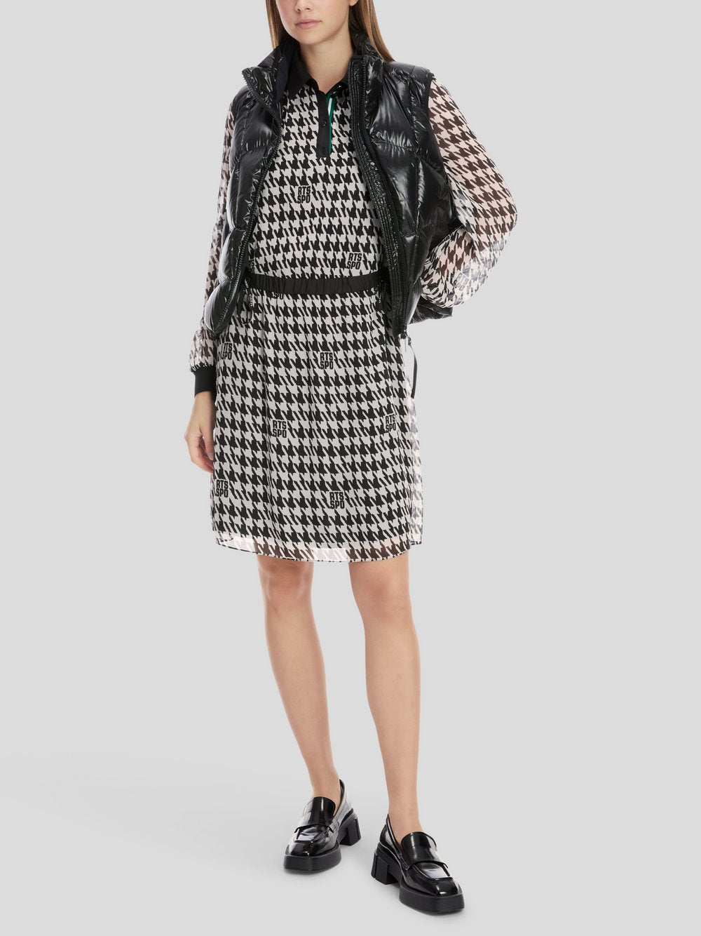 Marc Cain Kleid Damen Viskose gemustert