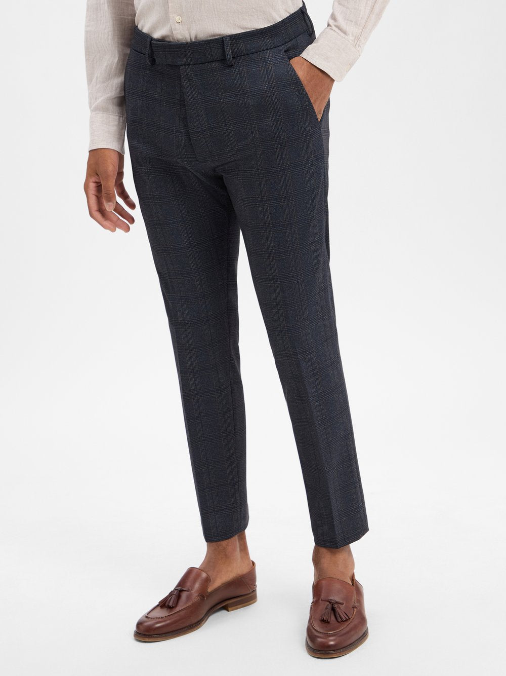 Cinque Anzughose Herren Regular Fit kariert