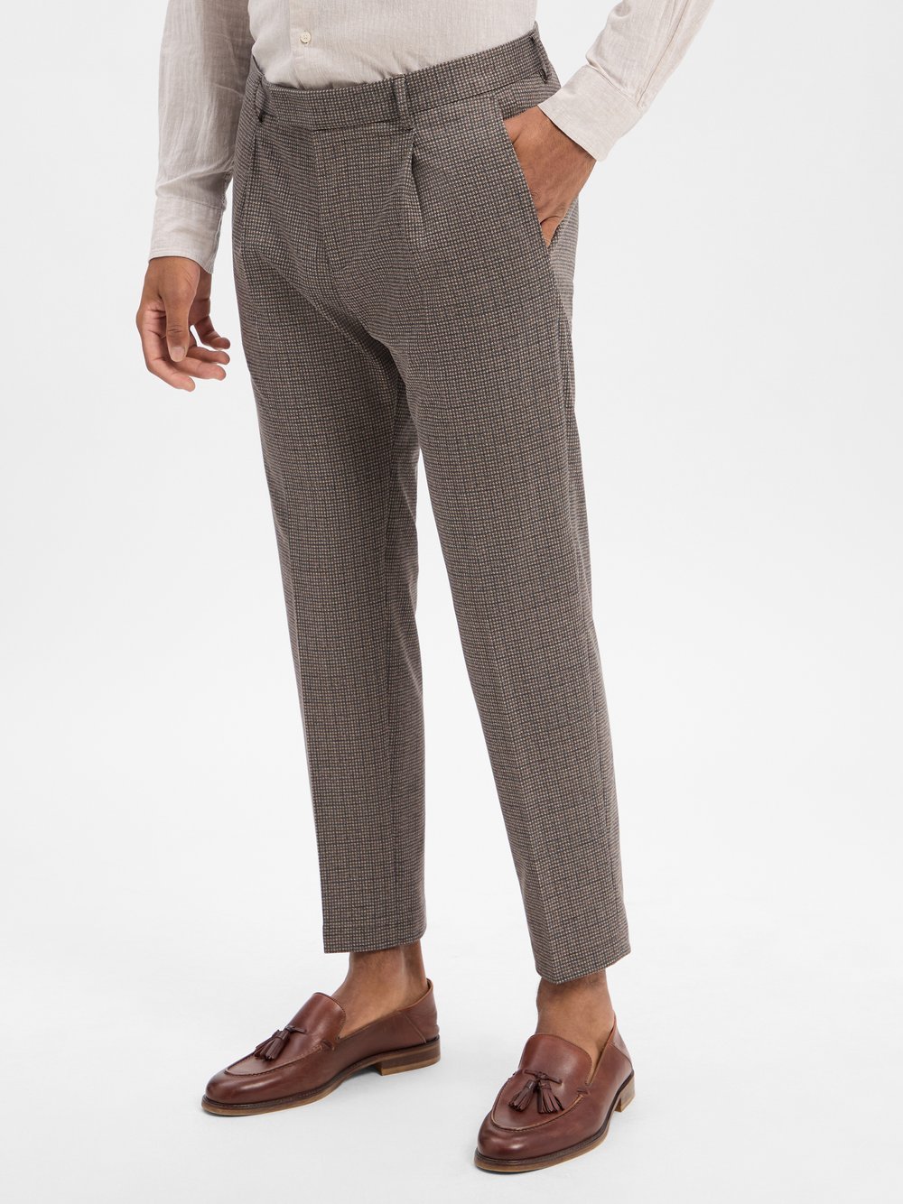 Cinque Baukasten-Hose Herren Slim Fit kariert