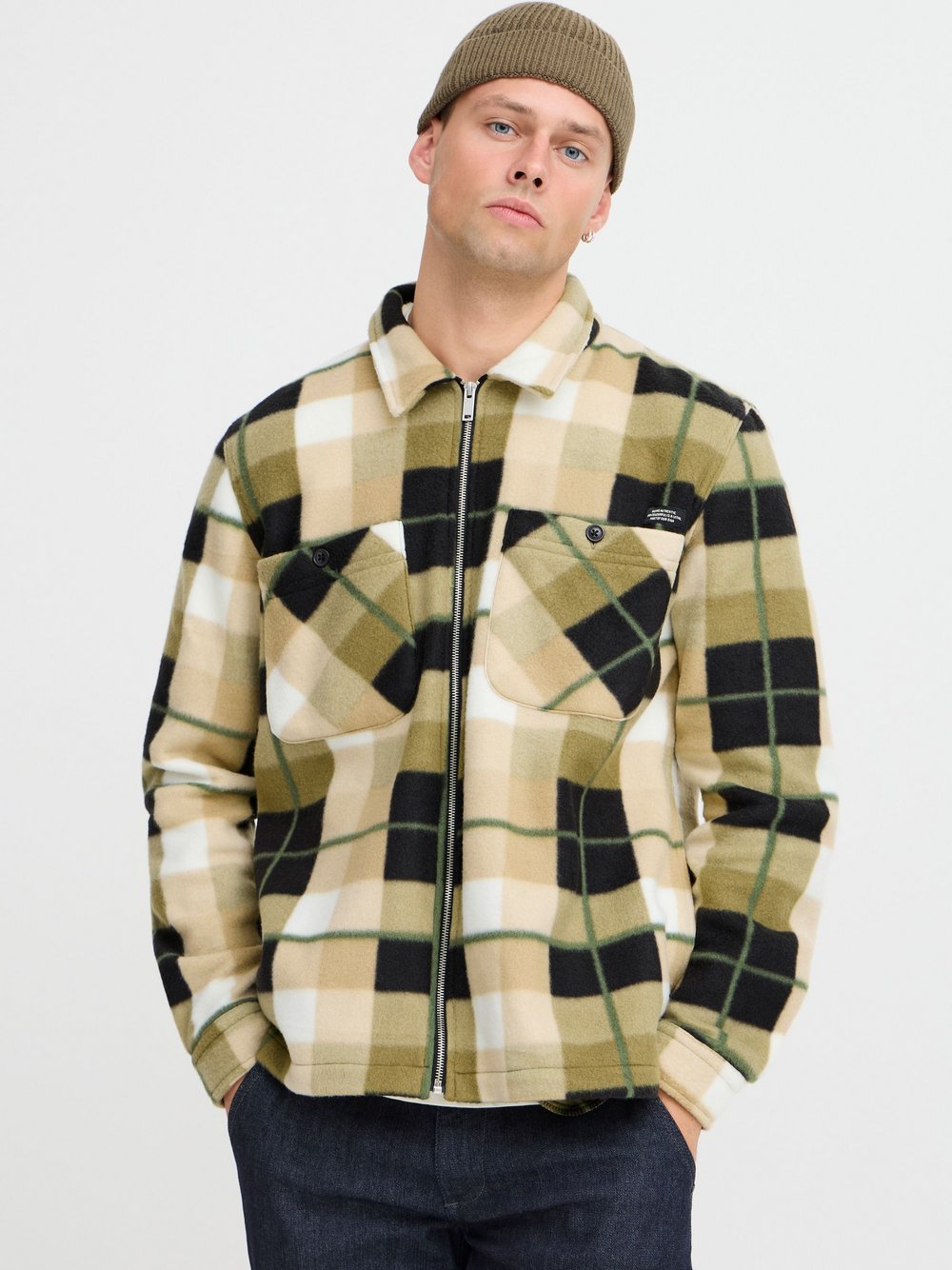 Indicode Hemdjacke Herren kariert