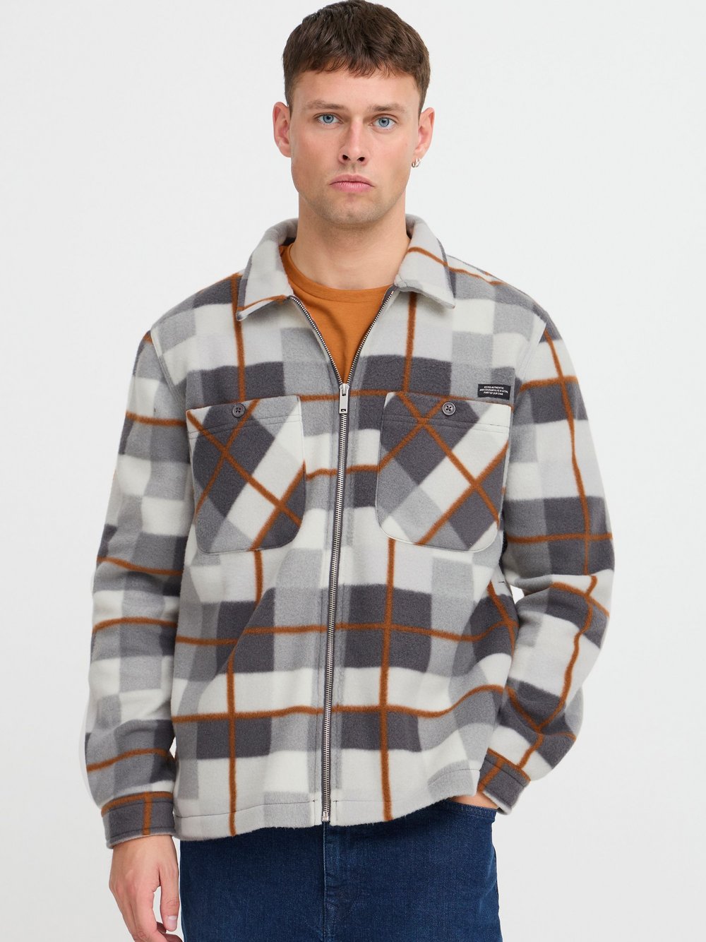 Indicode Hemdjacke Herren kariert