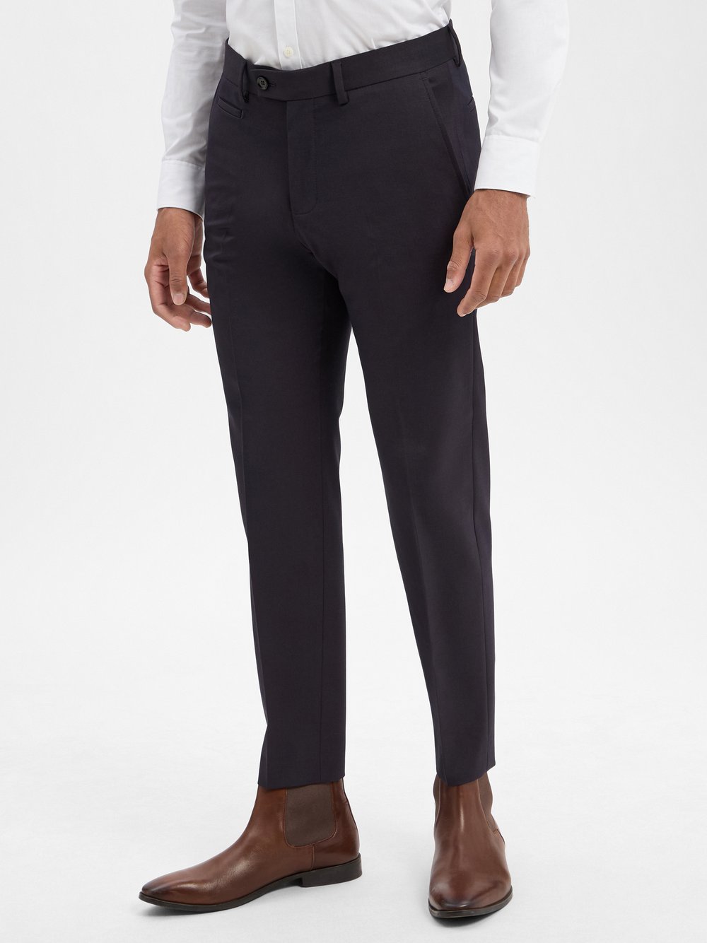 Strellson Baukasten-Hose Herren Slim Fit meliert