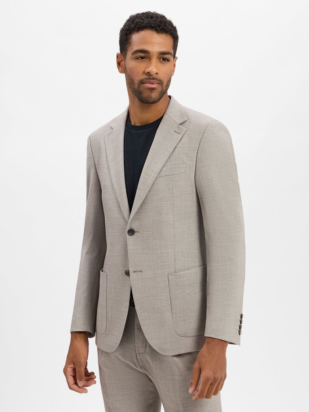 Strellson Baukasten-Sakko Herren Slim Fit strukturiert