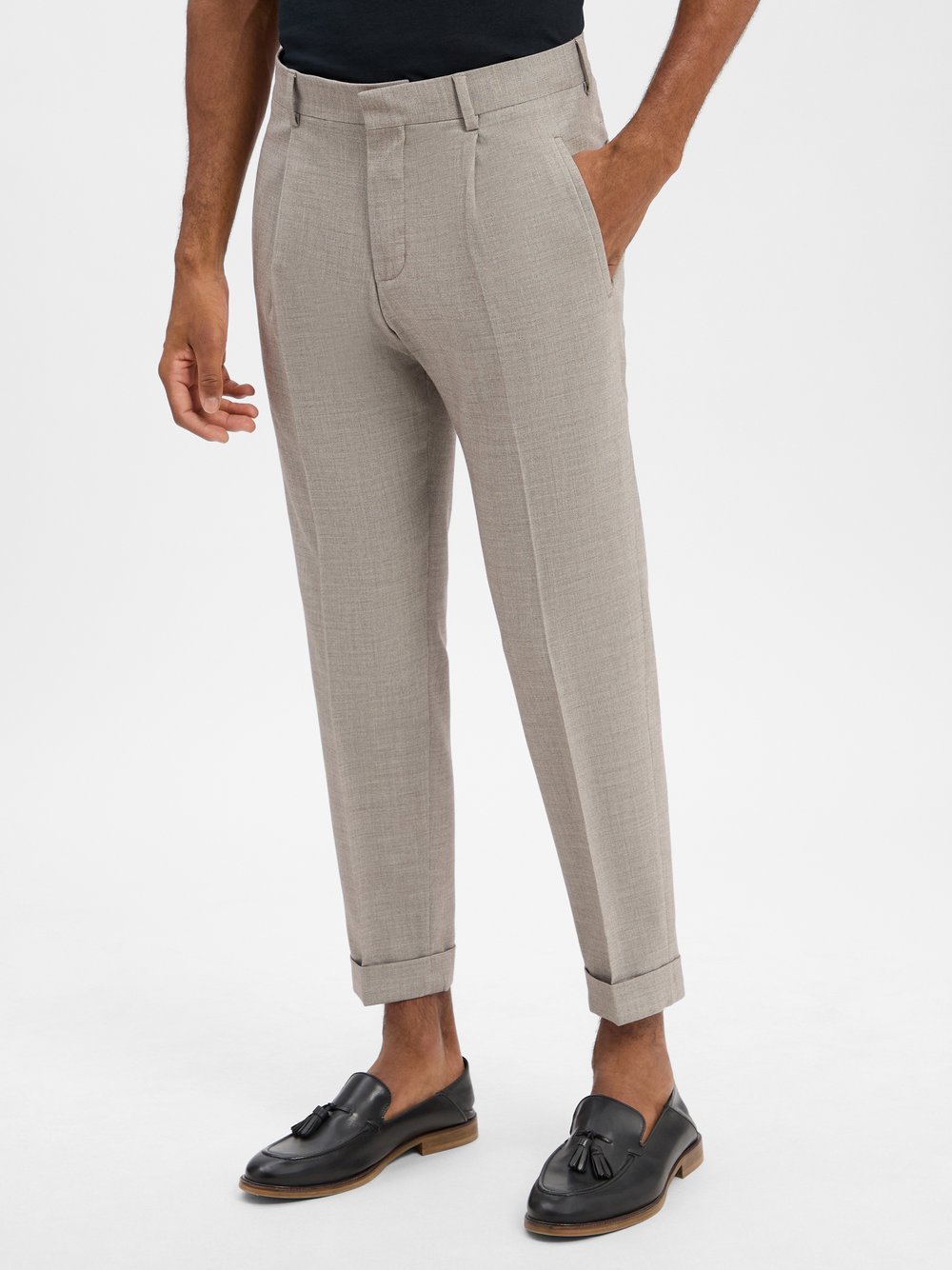 Strellson Baukasten-Hose Herren Comfort Fit strukturiert