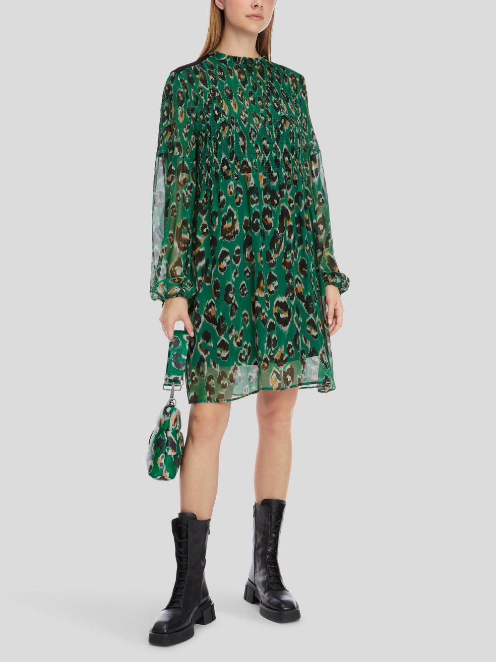 Marc Cain Kleid Damen Viskose gemustert