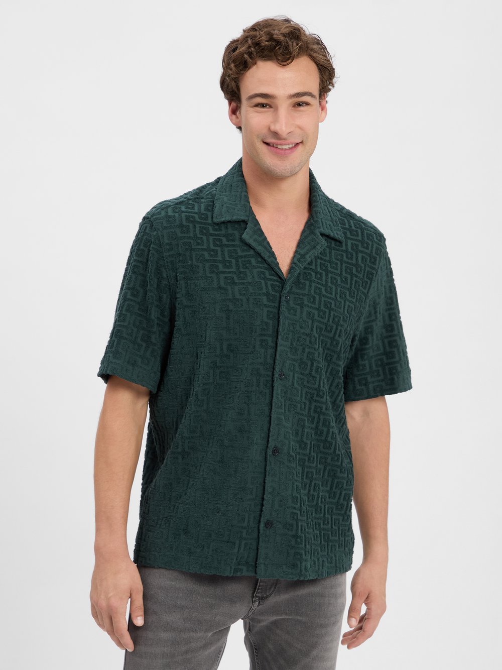 Drykorn Freizeithemd Herren Regular Fit Baumwolle