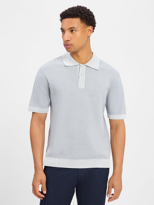 Drykorn Poloshirt Herren Baumwolle meliert