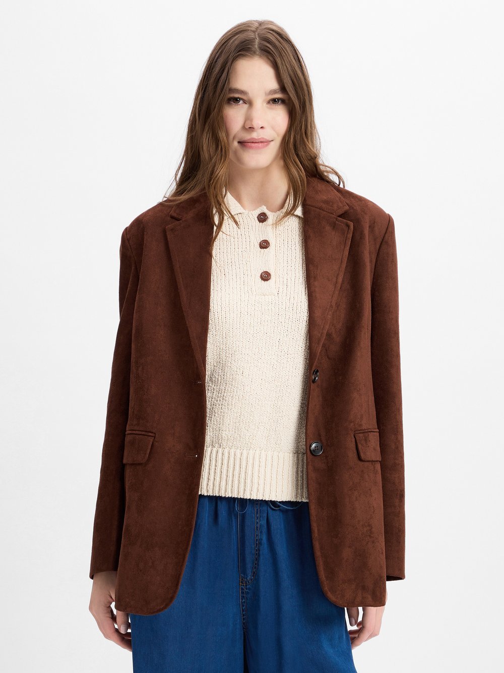 Neo Noir Blazer Damen Kunstleder