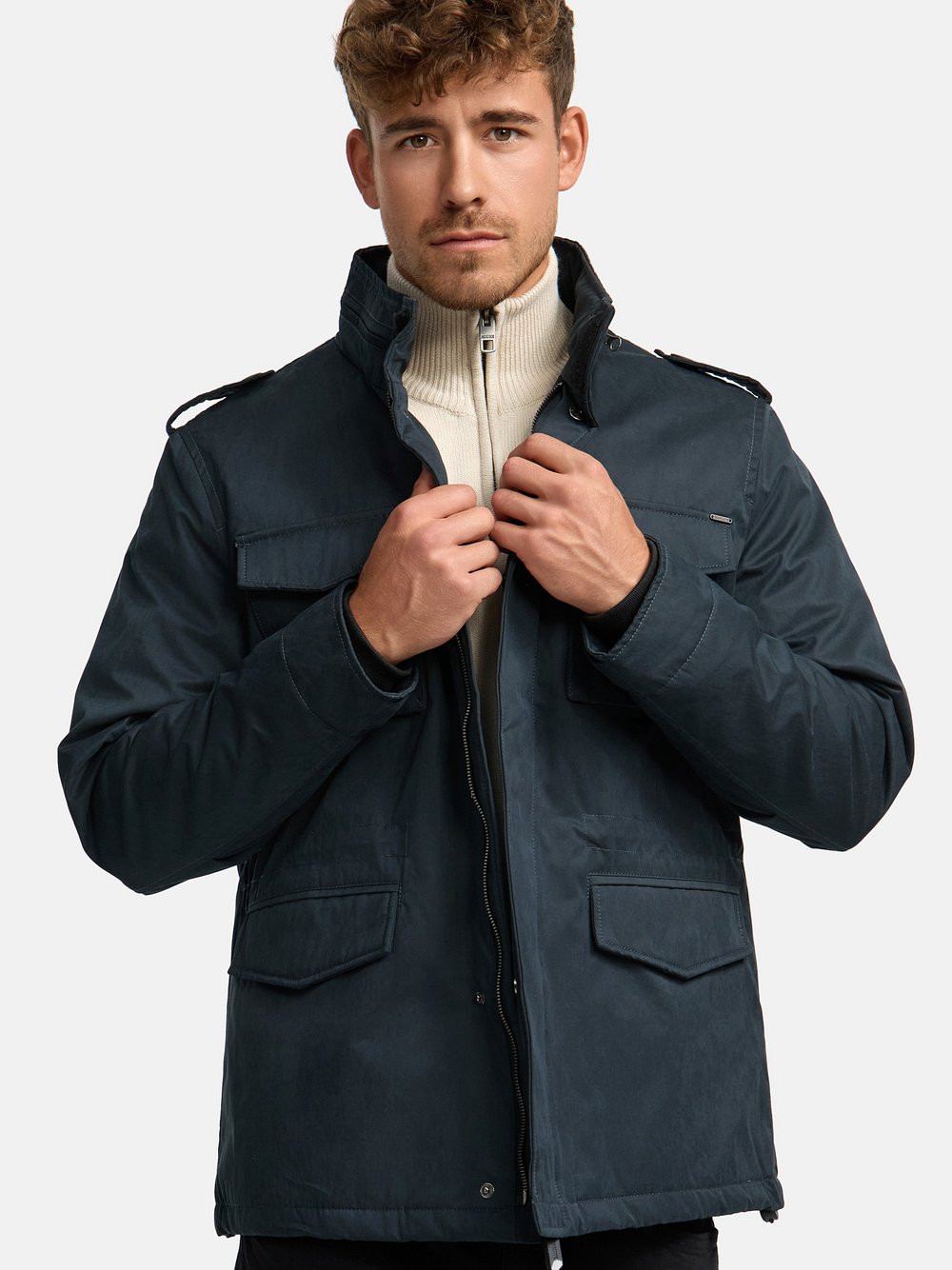 Indicode Übergangsjacke Herren Canvas