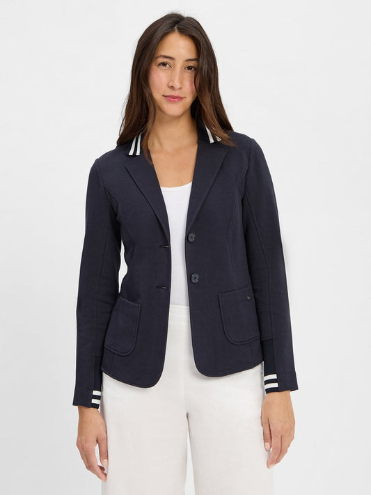 Marc Cain Sweat-Blazer Damen Baumwolle
