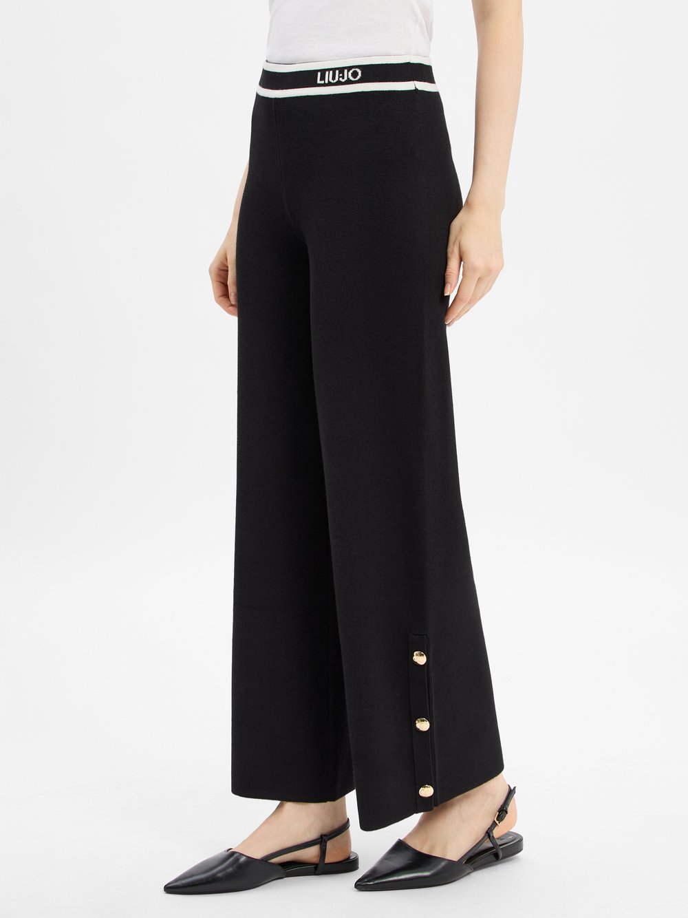 Liu Jo Collection Strickhose mit Seiden-Anteil Damen