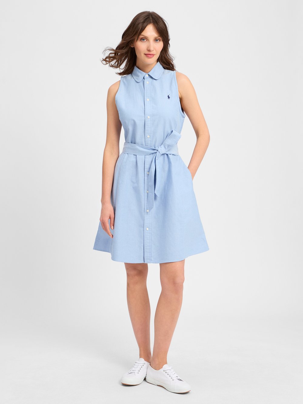 Polo Ralph Lauren Blusenkleid Damen Baumwolle