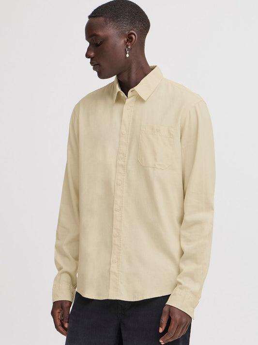 BLEND Langarmhemd Herren Regular Fit