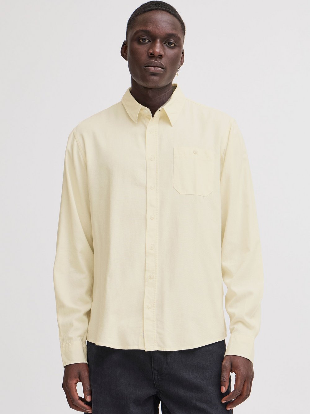 BLEND Langarmhemd Herren Regular Fit