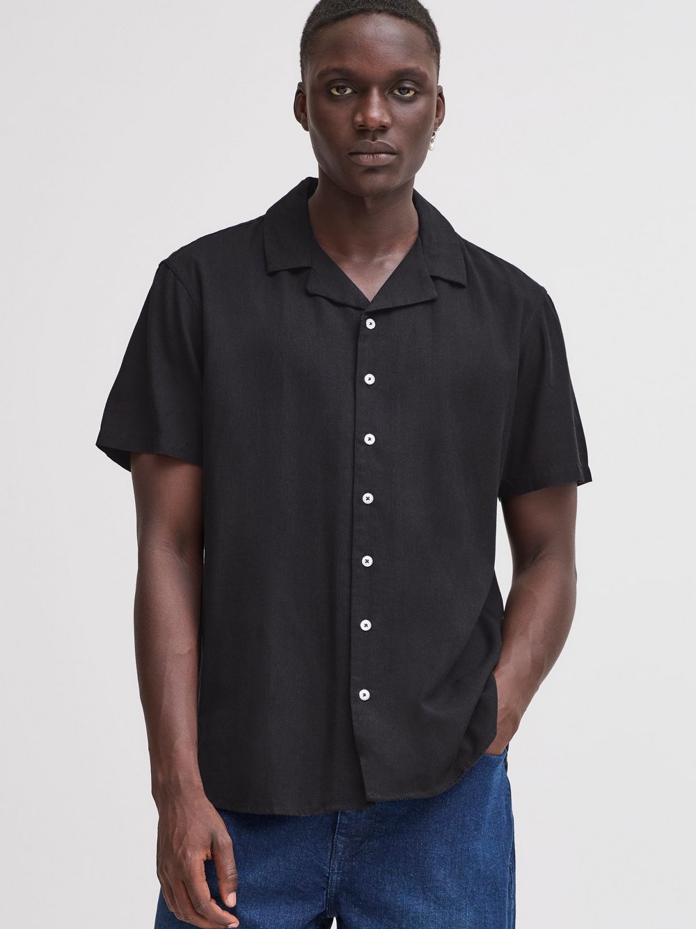 BLEND Kurzarmhemd Herren Regular Fit