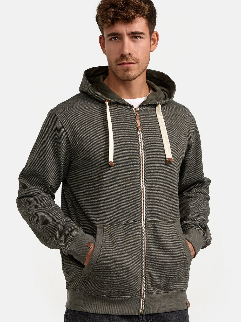 Indicode Sweatjacke Herren Baumwolle