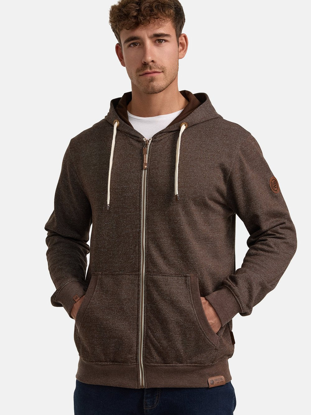 Indicode Sweatjacke Herren Baumwolle