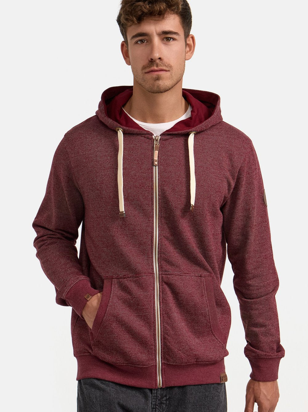 Indicode Sweatjacke Herren Baumwolle