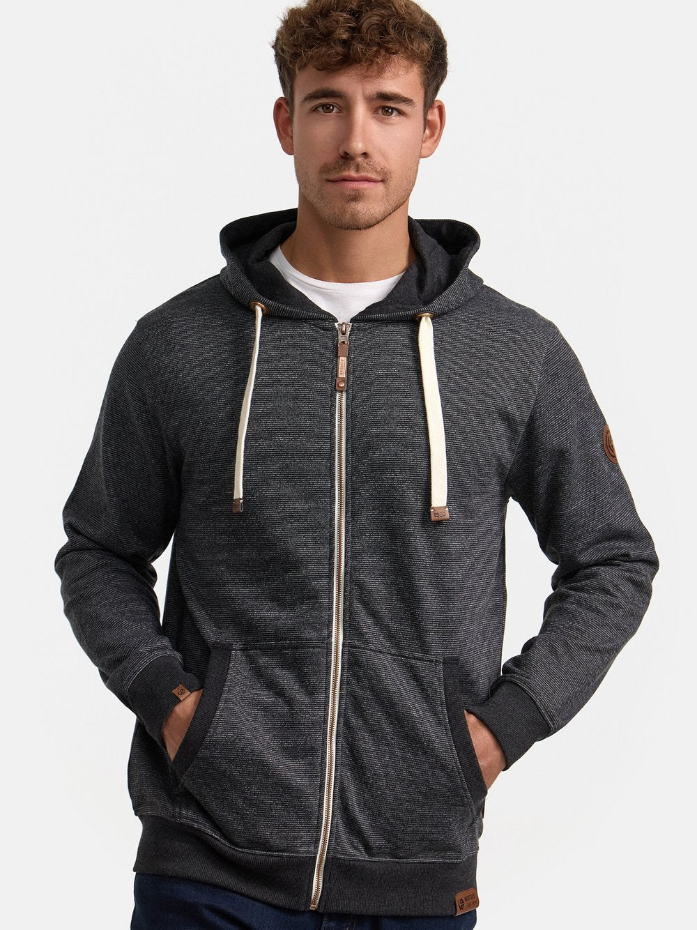 Indicode Sweatjacke Herren Baumwolle