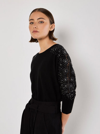 Apricot Pullover Damen Viskose