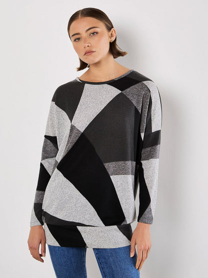 Apricot Pullover Damen gemustert