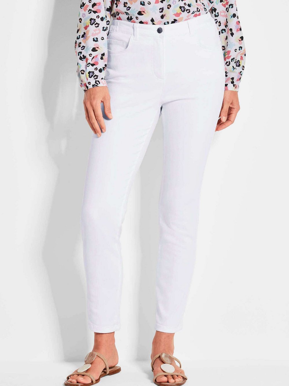 Goldner 7/8-Jeanshose Damen Baumwolle