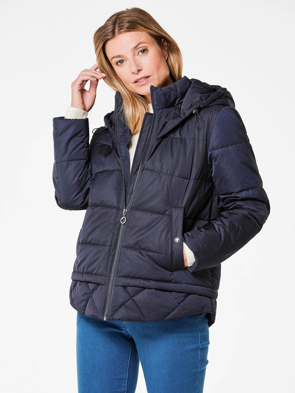 Goldner Steppjacke Damen