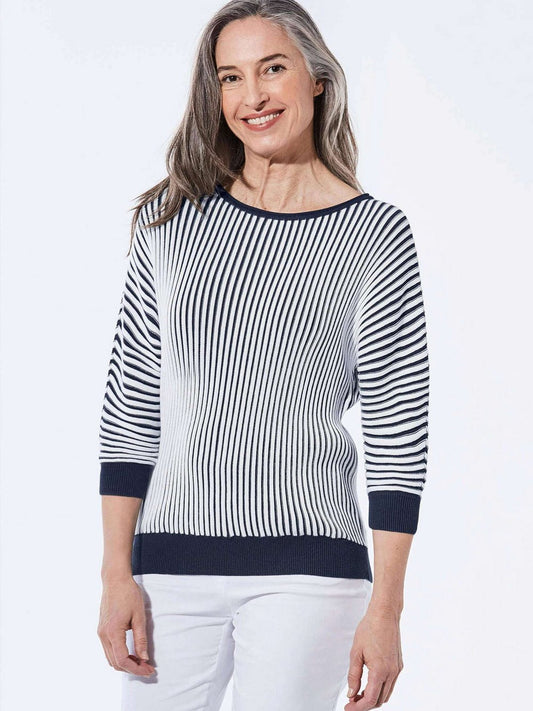 Goldner Pullover Damen Baumwolle strukturiert