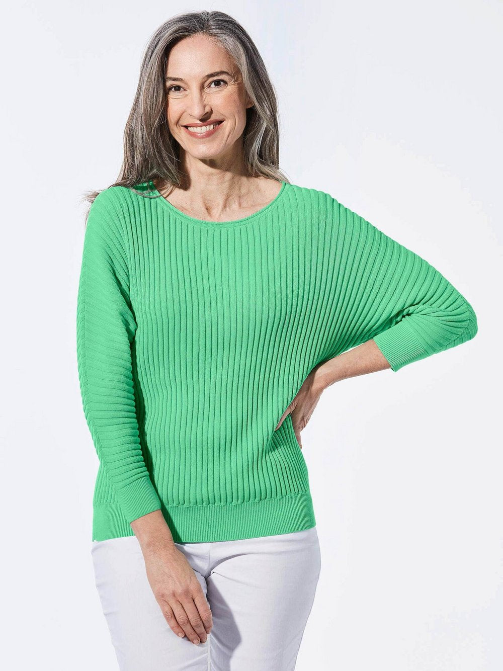 Goldner Pullover Damen Baumwolle