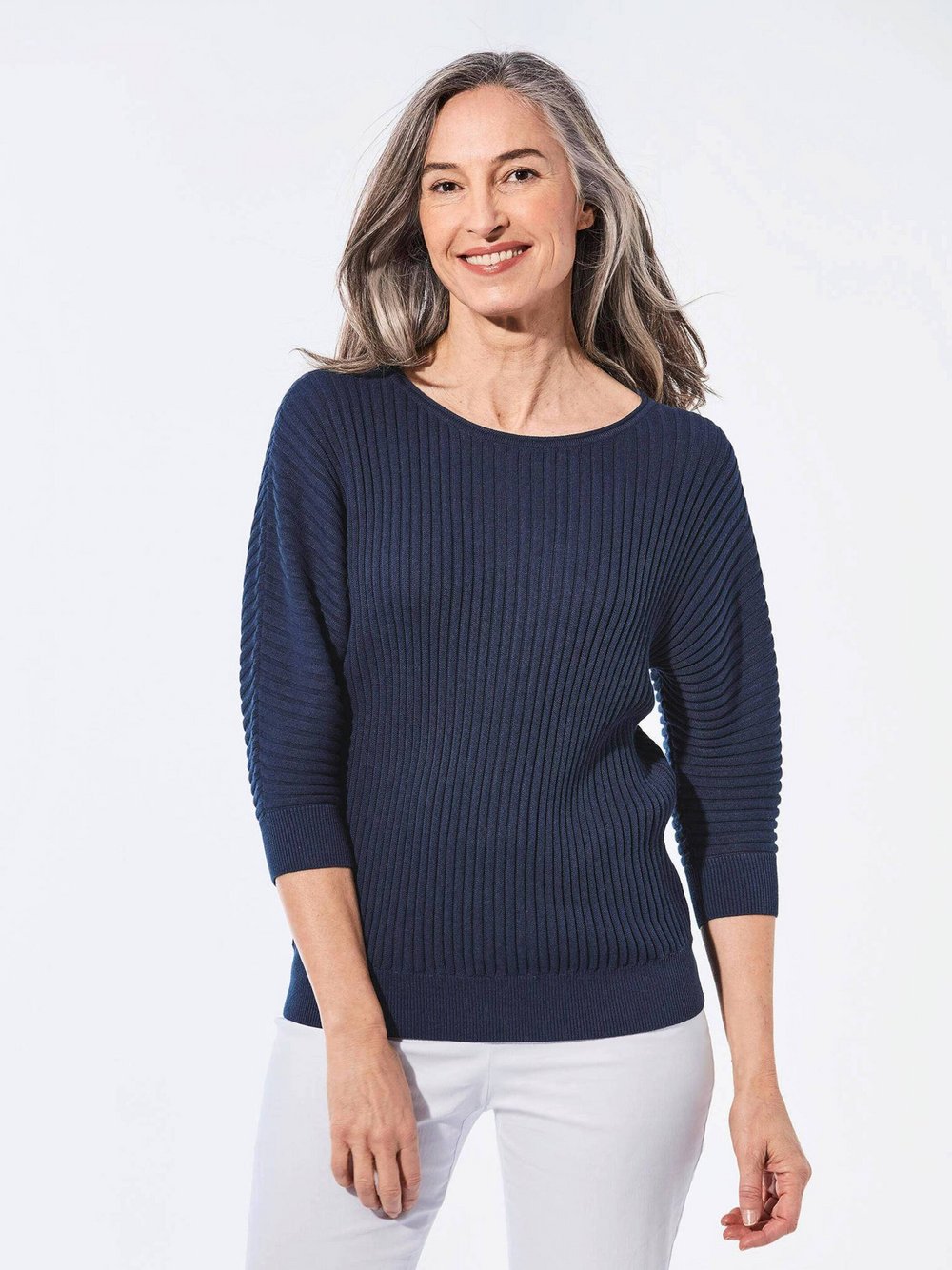 Goldner Pullover Damen Baumwolle