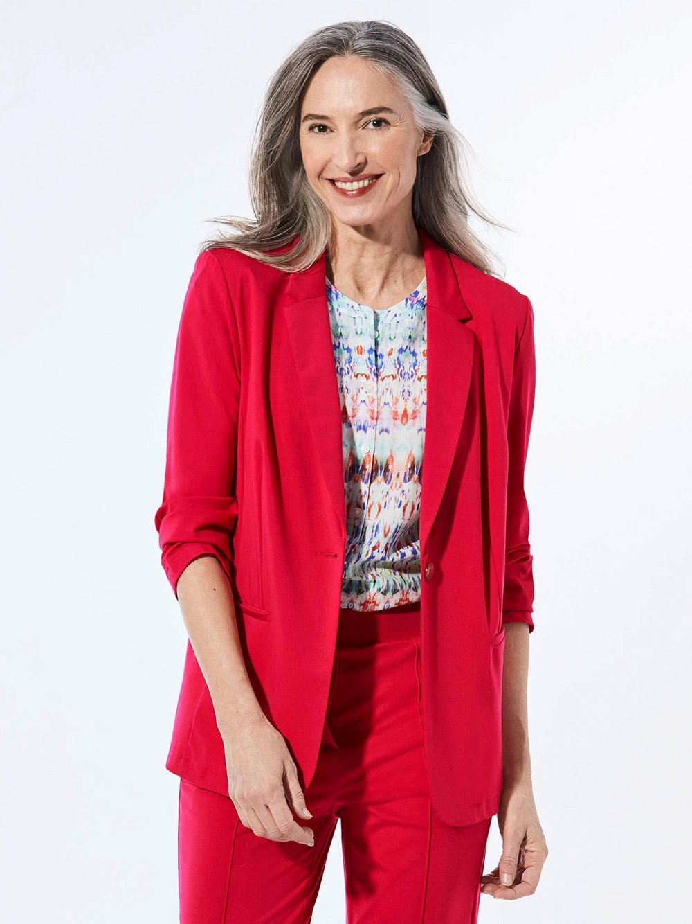 Goldner Blazer Damen Polyamid