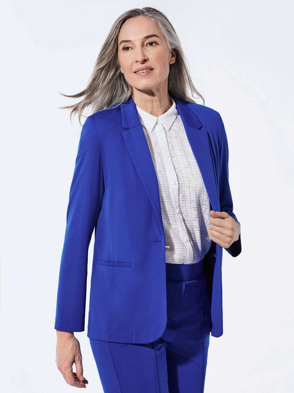 Goldner Blazer Damen Polyamid