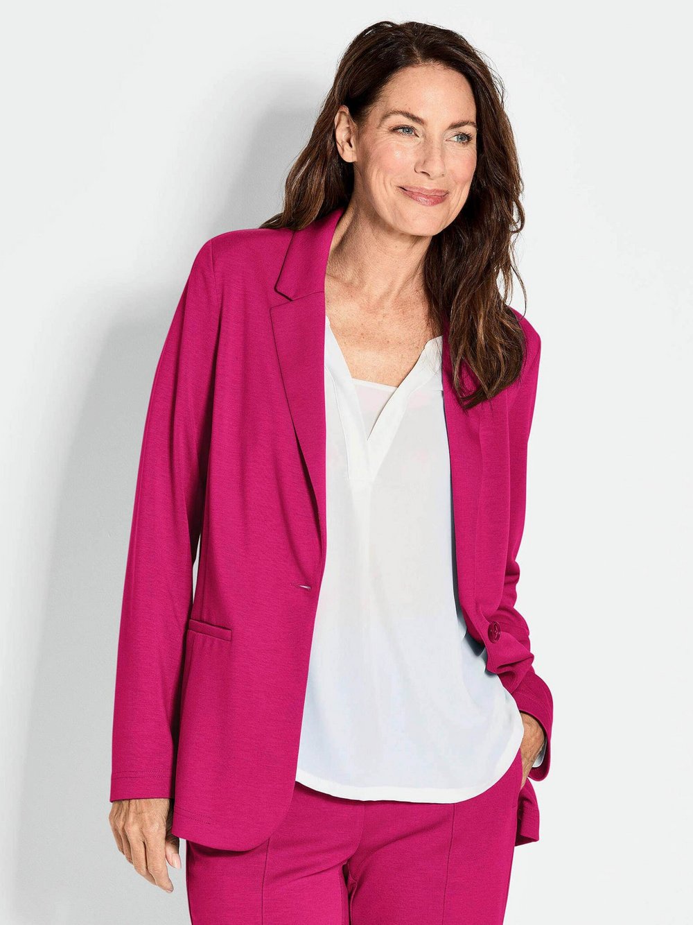 Goldner Blazer Damen Polyamid
