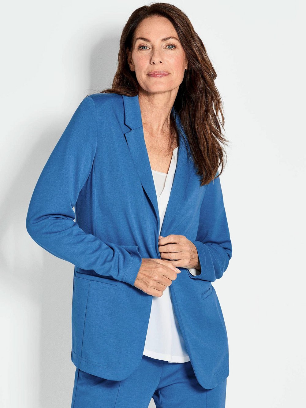 Goldner Blazer Damen Polyamid