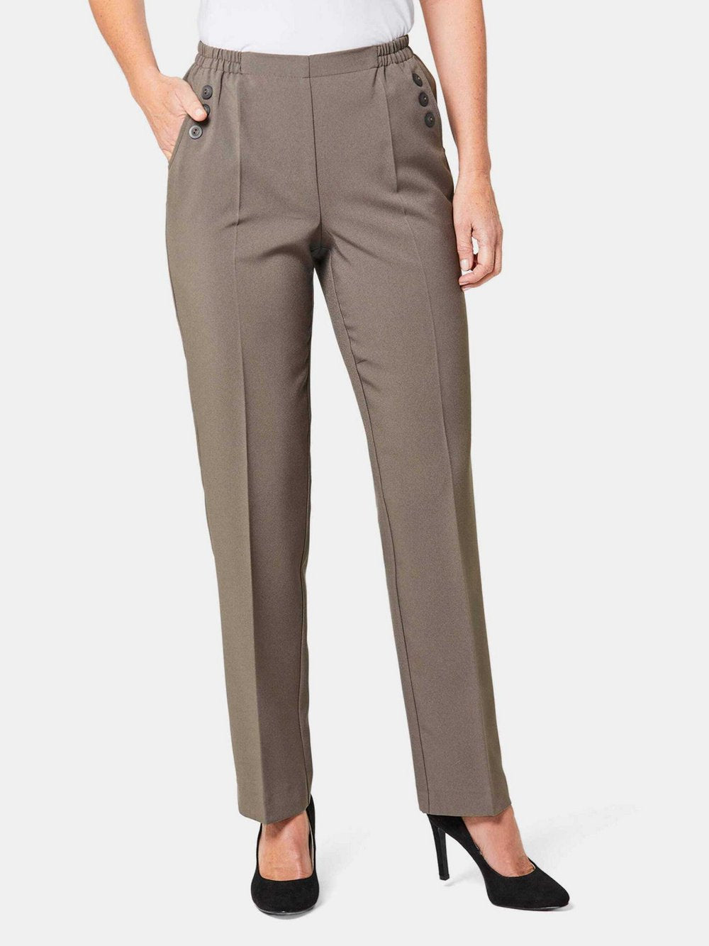 Goldner Reiseschlupfhose Damen