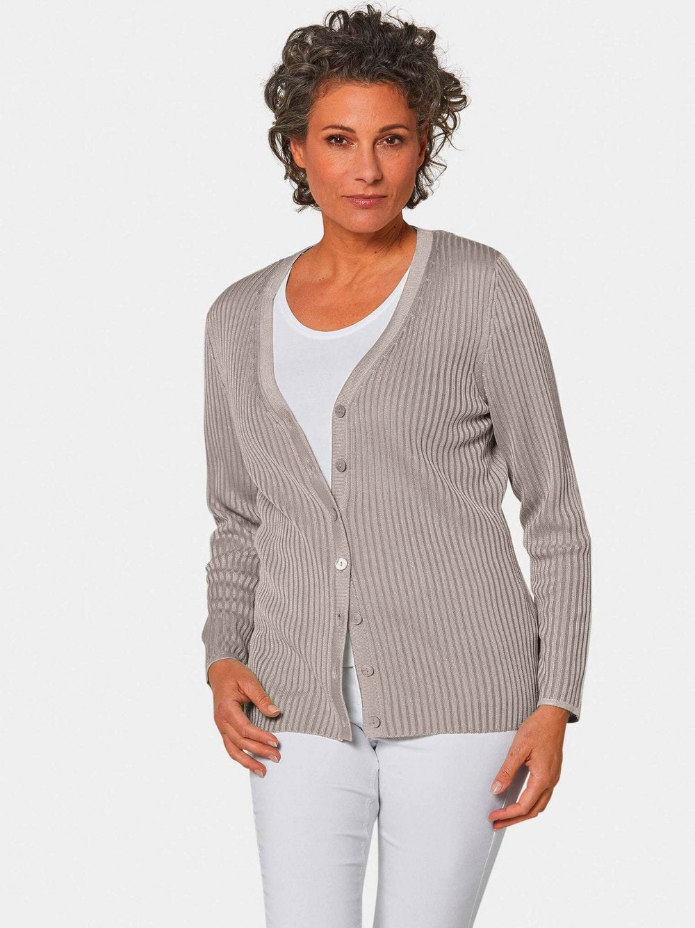 Goldner Strickjacke Damen