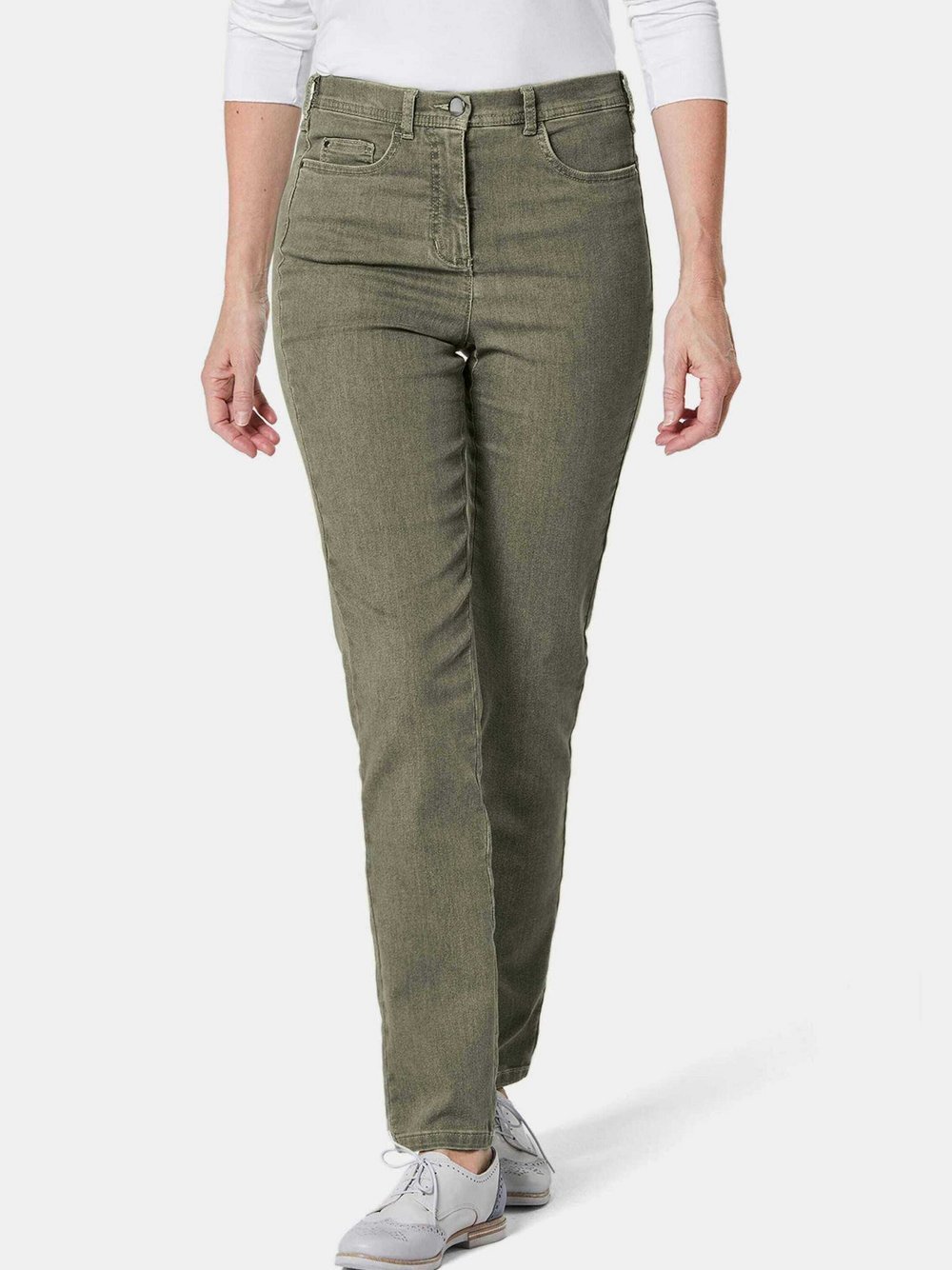 Goldner High-Stretch-Jeanshose Damen Baumwolle