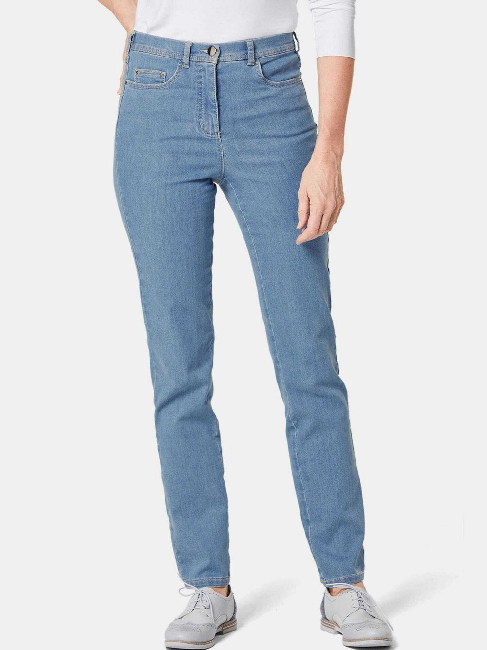Goldner High-Stretch-Jeanshose Damen Baumwolle