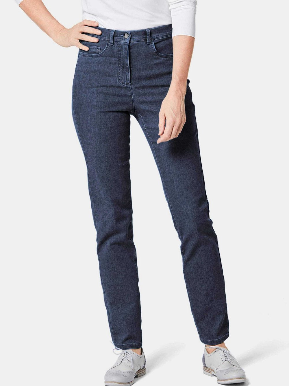Goldner High-Stretch-Jeanshose Damen Baumwolle