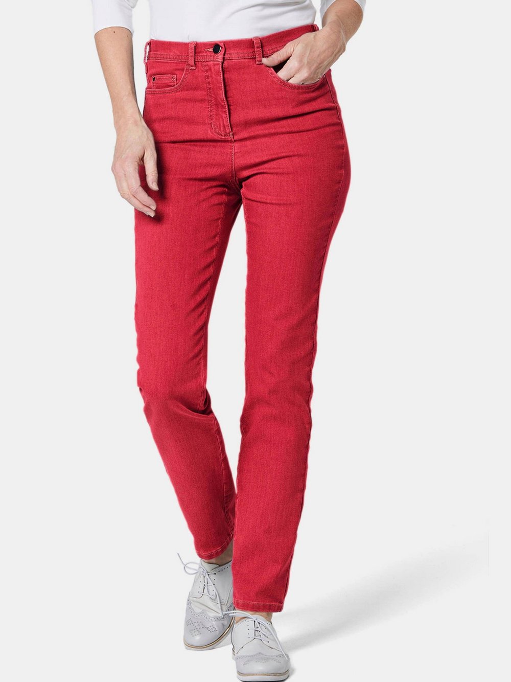 Goldner High-Stretch-Jeanshose Damen Baumwolle