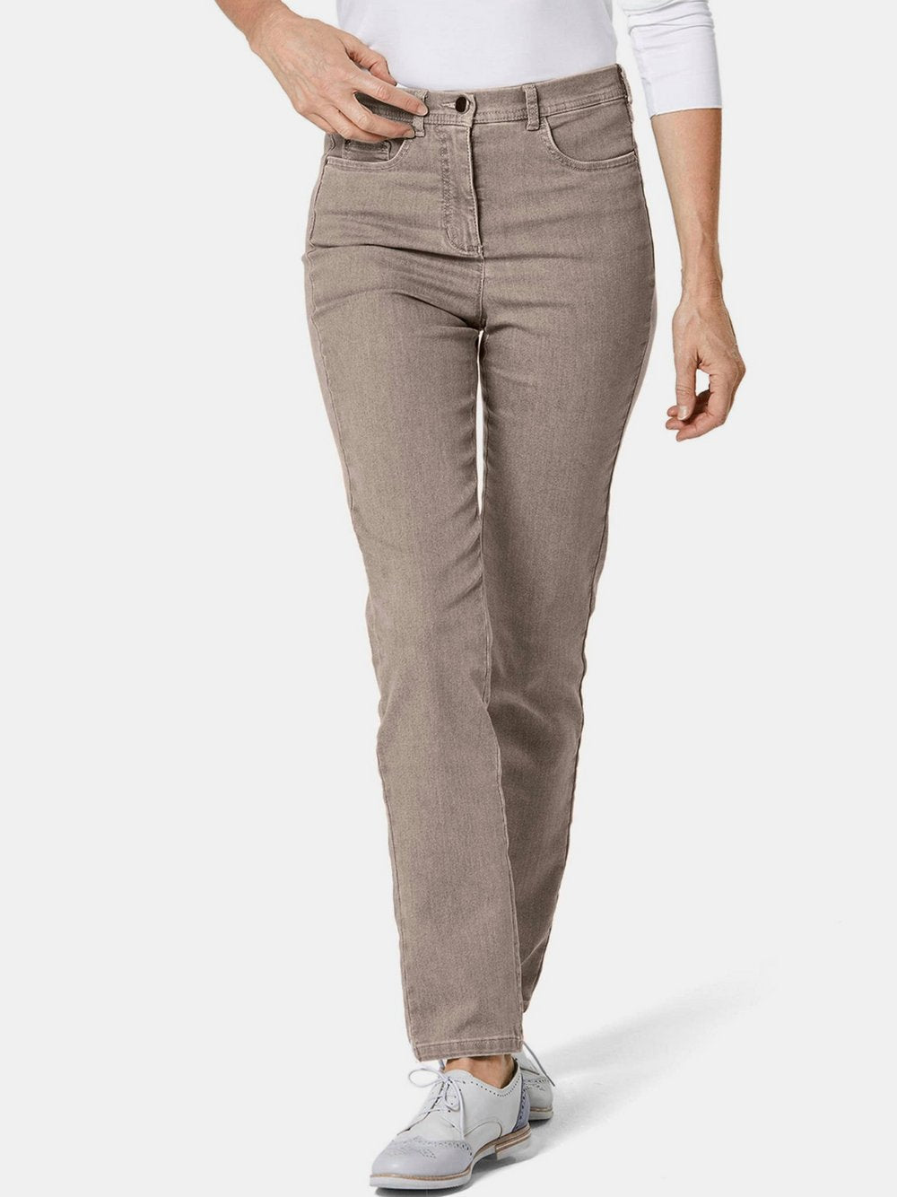 Goldner High-Stretch-Jeanshose Damen Baumwolle