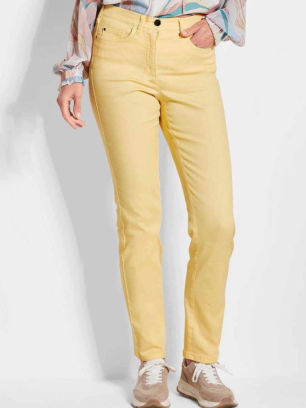 Goldner High-Stretch-Jeanshose Damen Baumwolle