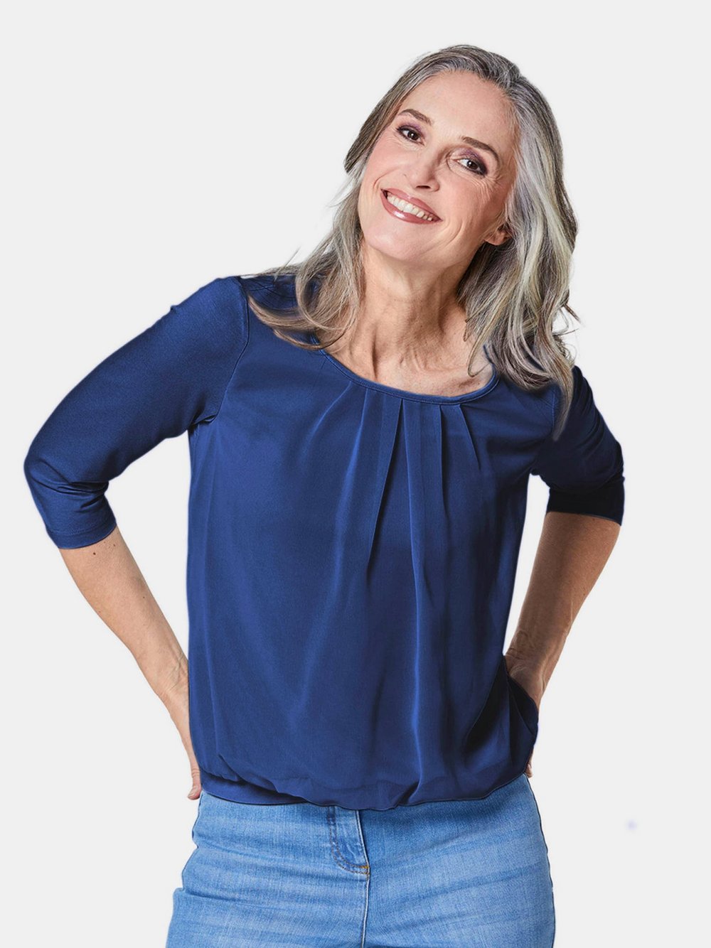 Goldner Blusenshirt Damen