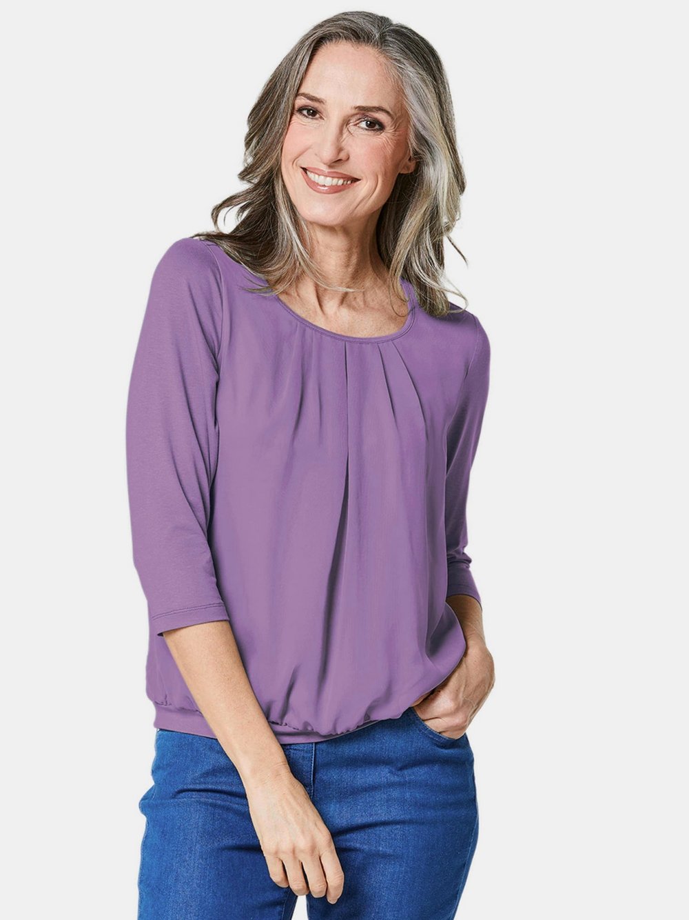 Goldner Blusenshirt Damen