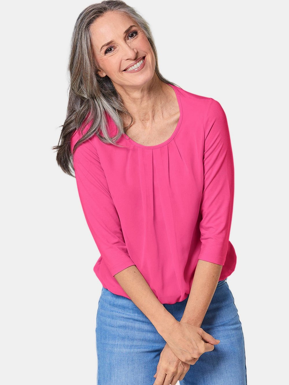 Goldner Blusenshirt Damen