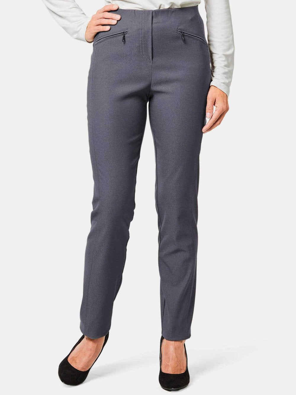 Goldner Stretchhose LOUISA Damen Polyamid