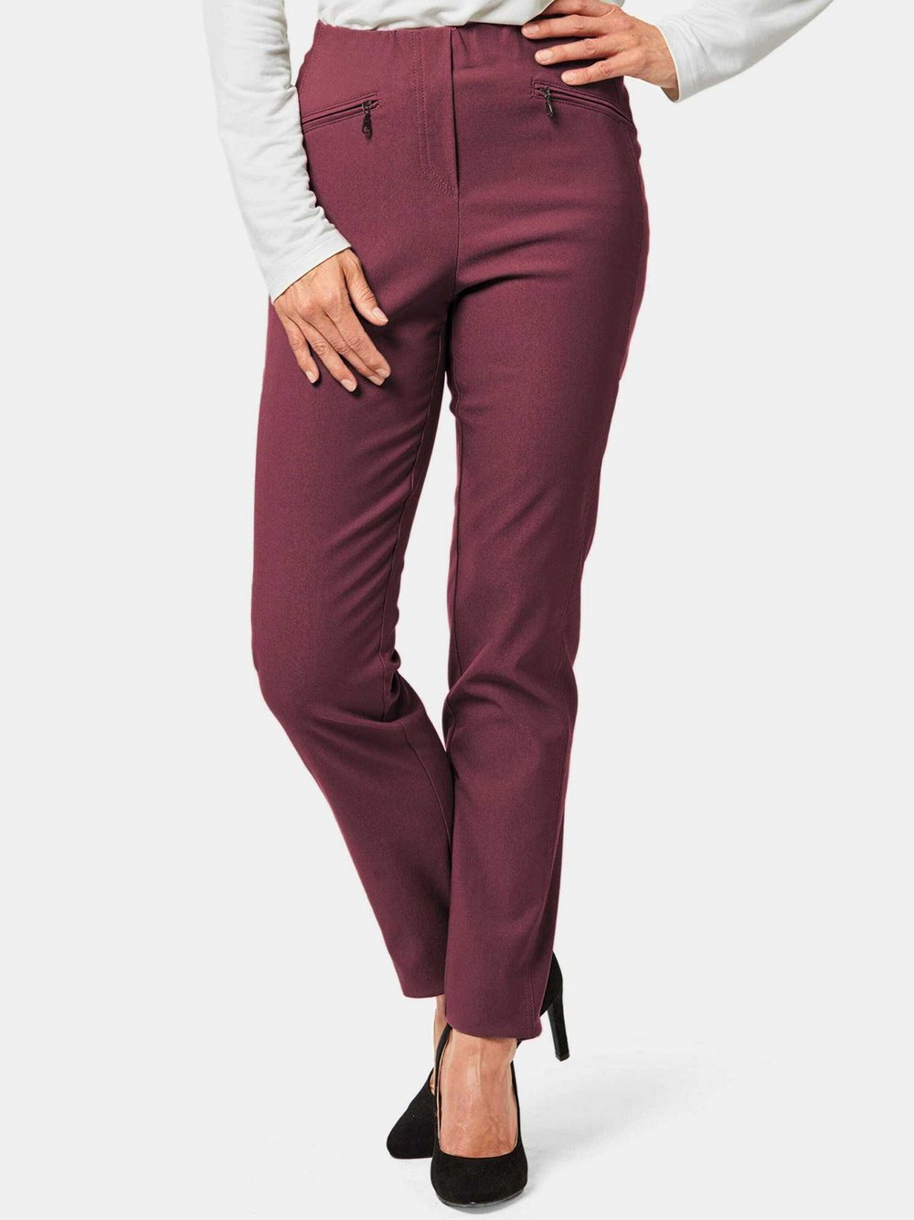 Goldner Stretchhose LOUISA Damen Polyamid