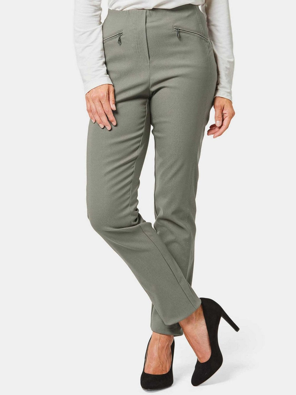 Goldner Stretchhose LOUISA Damen Polyamid