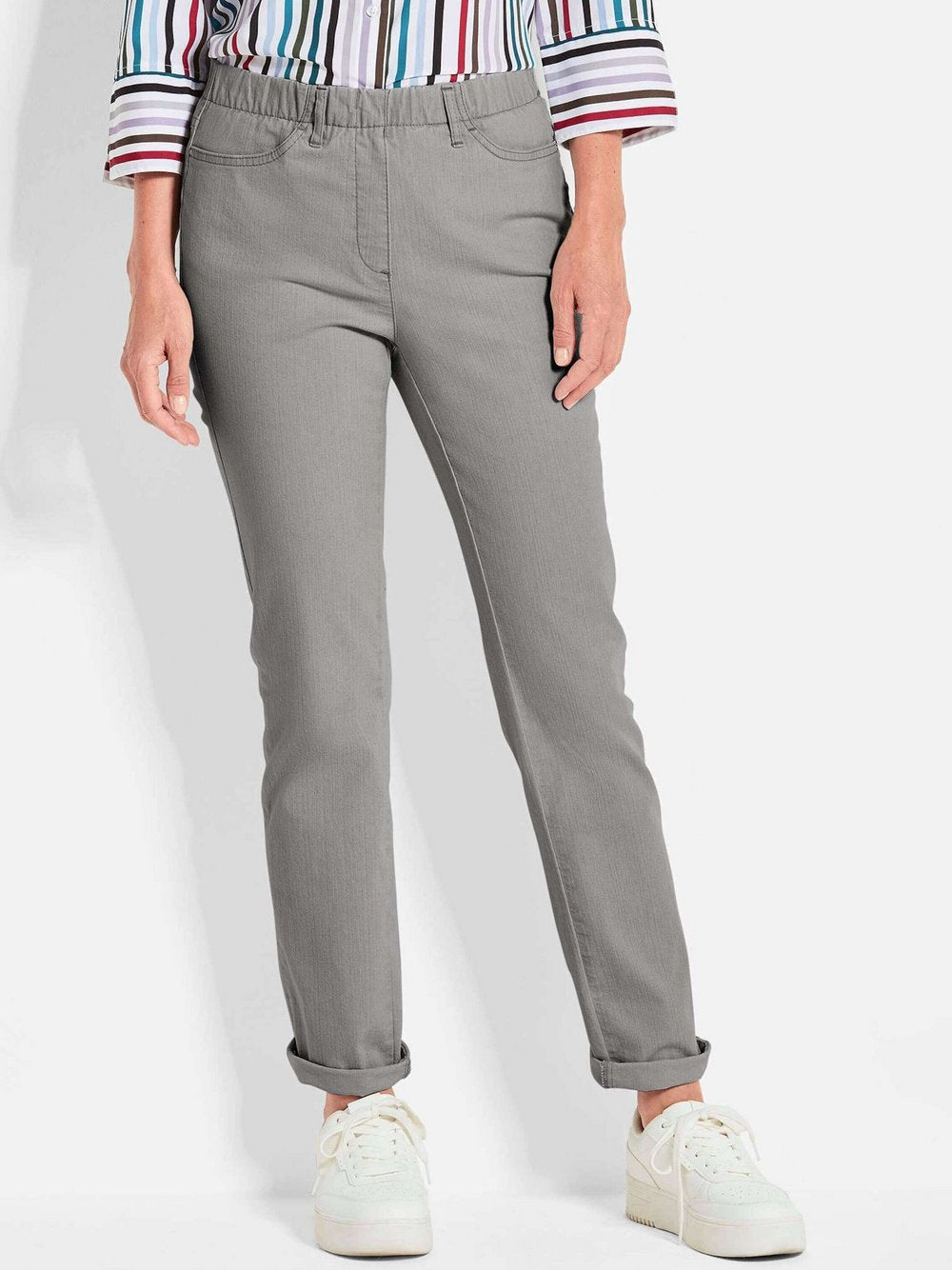 Goldner Jeansschlupfhose LOUISA Damen Baumwolle