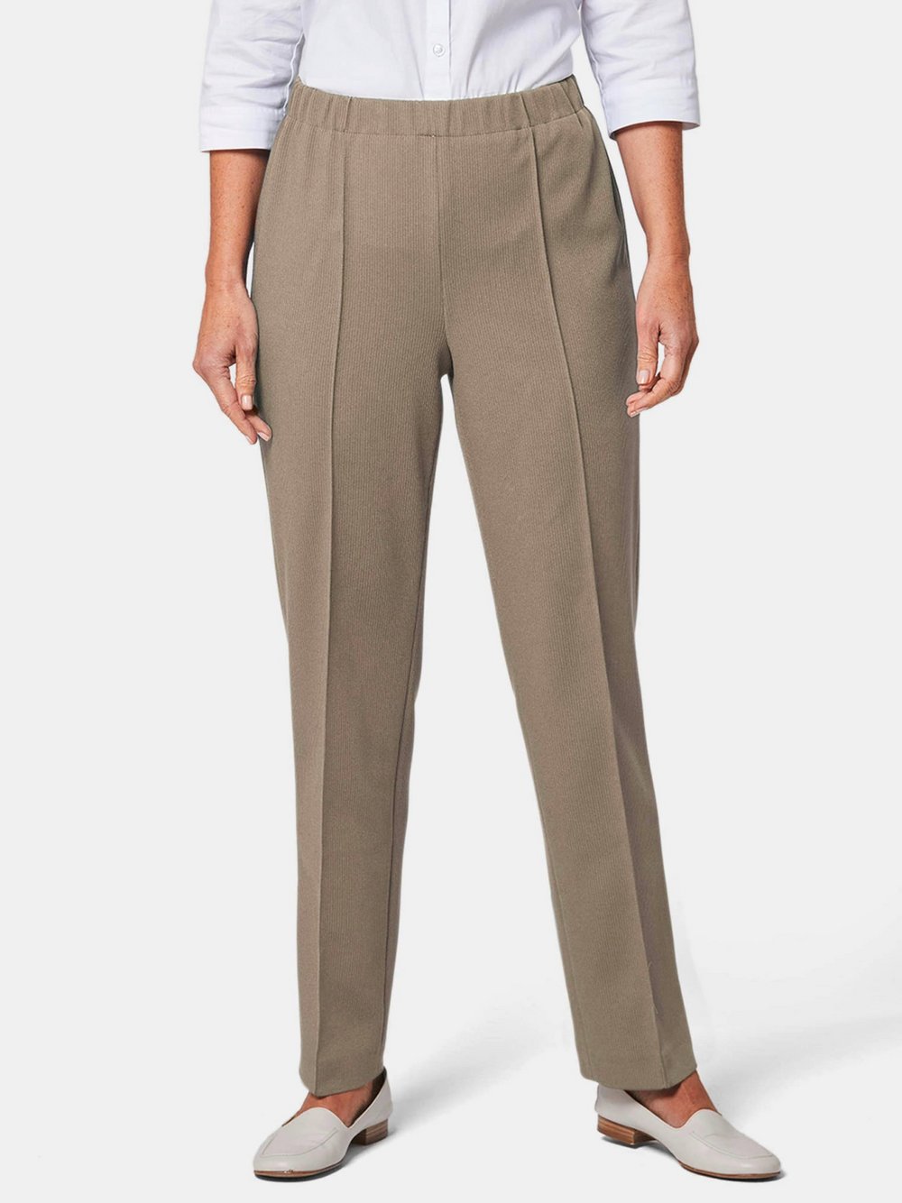 Goldner Rippenhose Damen